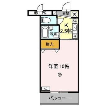 間取図 サンタウン竹鼻　B