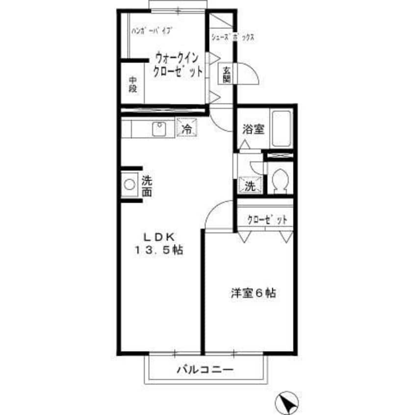 間取図 セジュール真野