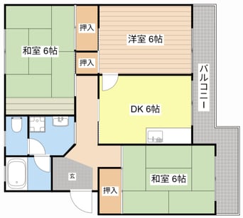間取図 エイトハイツ坂本
