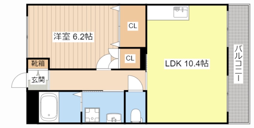 間取図 フローラルコート