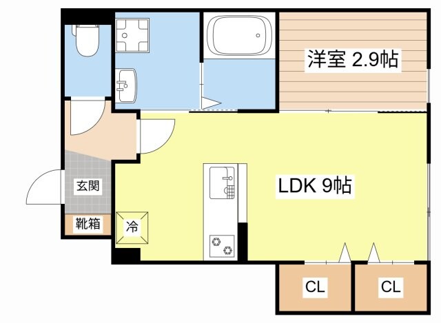 間取り図 エトワール下坂浜A