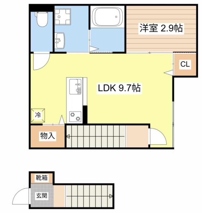間取図 エトワール下坂浜A