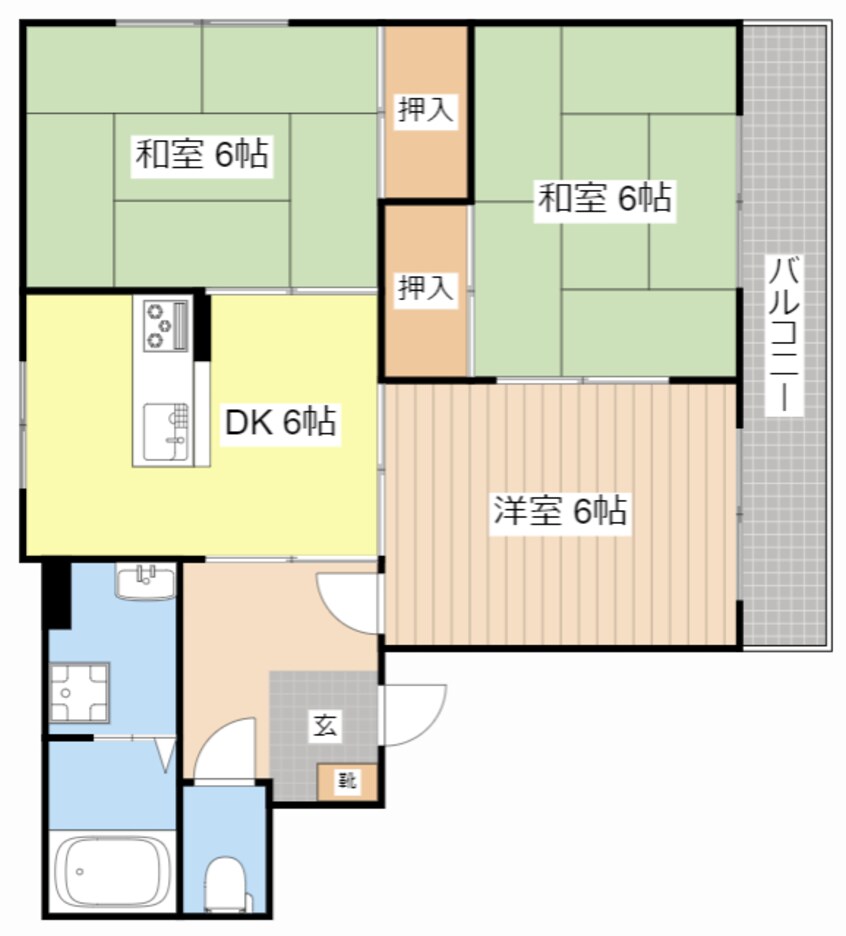 間取図 グローリーマンション