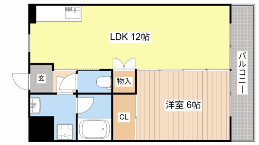 間取図 フラワー５番館