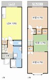 坂本７丁目　貸家 3LDKの間取り