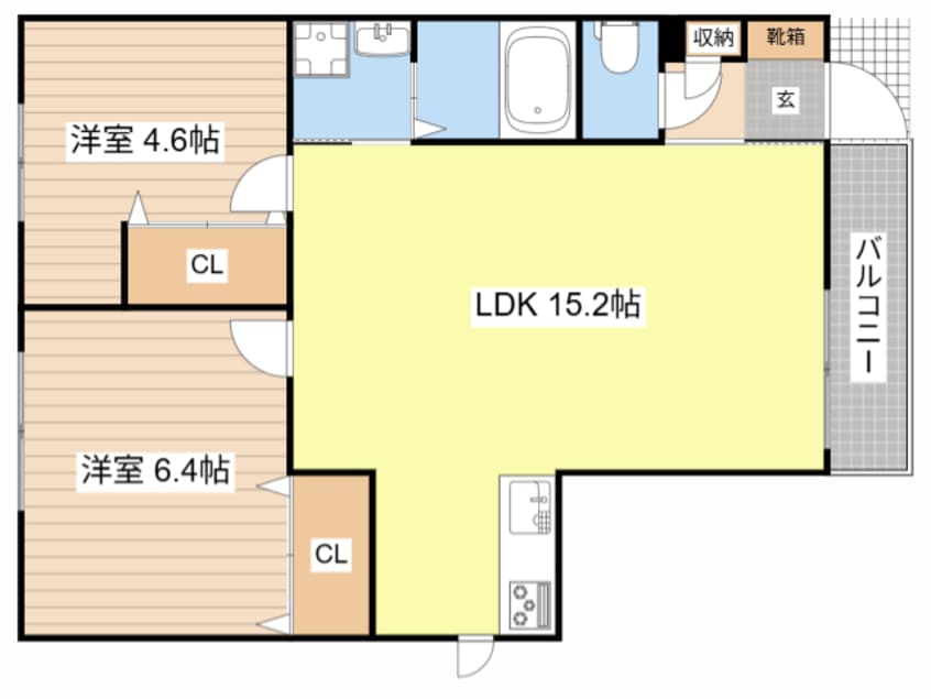 間取図 グラン　ジュテ　Ｓ