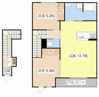 間取図 Lira Cuore