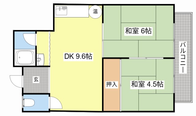 間取り図 近江八幡ドリームマンションB