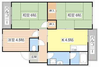 間取図 ハイツ柳川