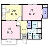 アウローラＢ 2DKの間取り