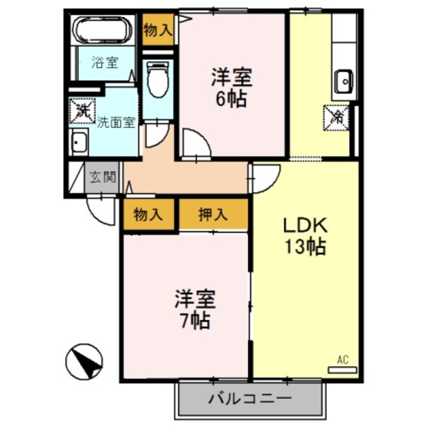 間取図 アンシャンテオオギ