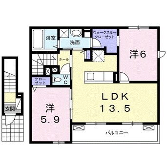 間取図 カルム