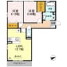 ヴェルソー唐崎 2LDKの間取り
