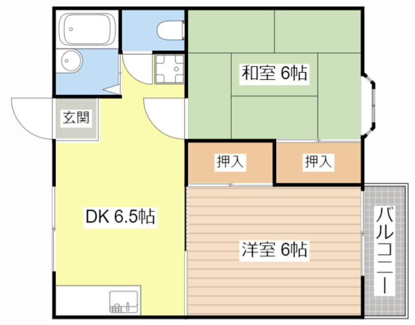 間取図 ヴィラヒエイ