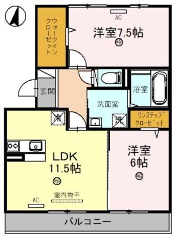 間取図 メイプルコート