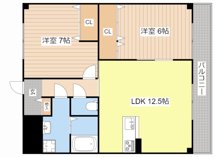 間取図 ブリリアンスシティー