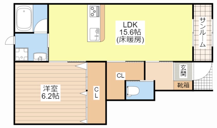 間取図 グランフォレスト2番館