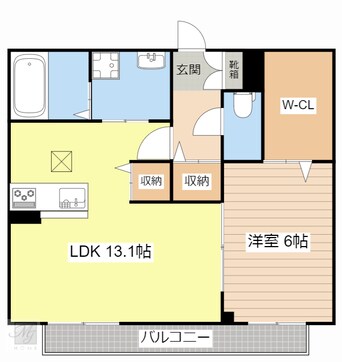 間取図 ヴィラ・カリーノ