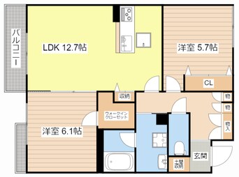 間取図 メルベイユ