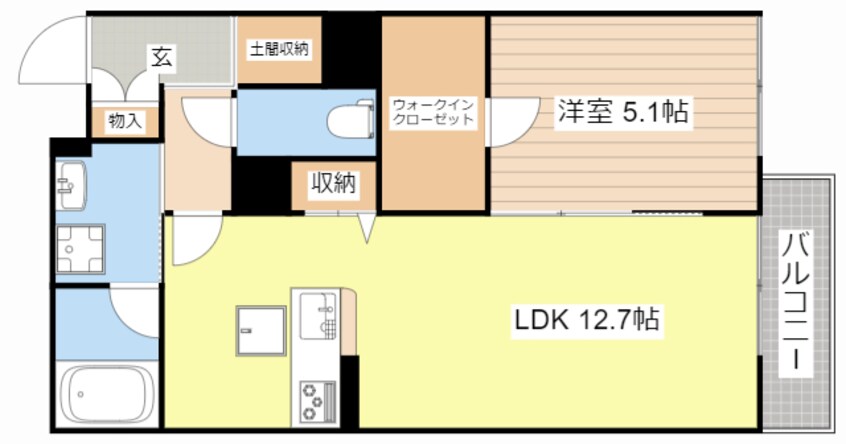 間取図 メルベイユ