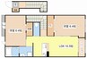 レガーノ 2LDKの間取り