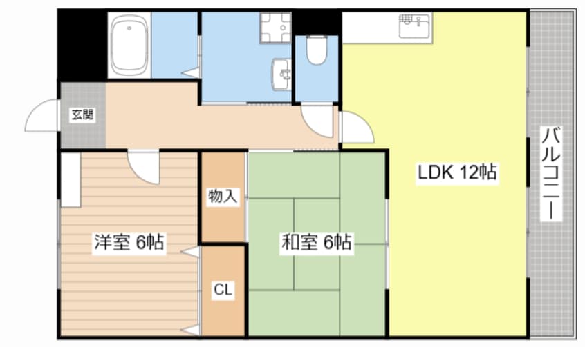 間取図 ウイングパレス東陽