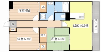 間取図 佐生マンションⅡ
