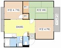 レークサイド西大津の間取図