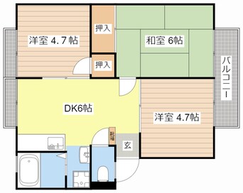 間取図 レークサイド西大津