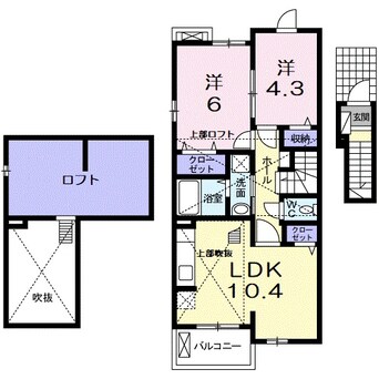 間取図 モンターニュ　リーヴル