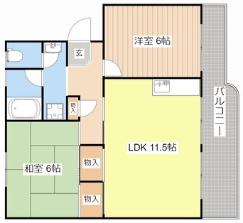 間取図 メゾン唐崎