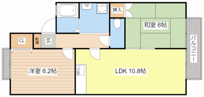 間取図 セジュール東南壮