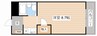 メゾン昴 1Kの間取り