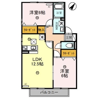 間取図 サンシャイン湖舟　Ａ棟
