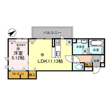 間取図 Lucent本堅田