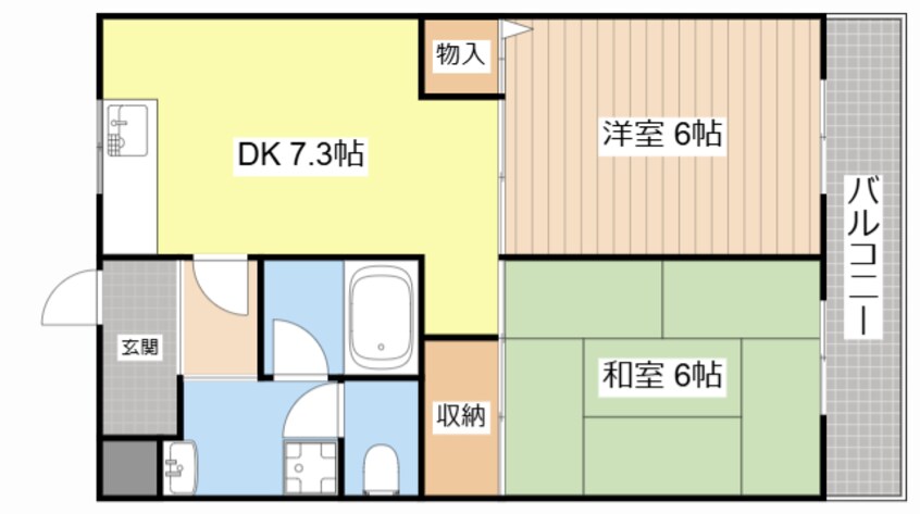 間取図 第２木村マンション