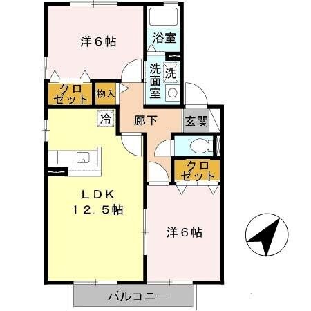 間取り図 サンシャイン湖舟　Ａ棟