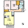 ＬＵＣＥ比叡 2LDKの間取り