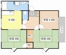 シャルム野洲 3Kの間取り