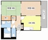 Sunny Place 2DKの間取り