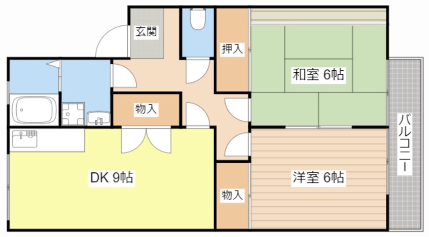 間取図 ハイツITO