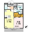 セレンディピティ堅田の間取図