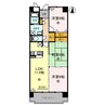 グランボナール 3LDKの間取り