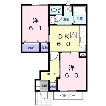 間取図 プリムローズ城山台