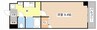 ソレイユ豊Part-2 1Kの間取り