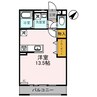 パールコート 1Rの間取り