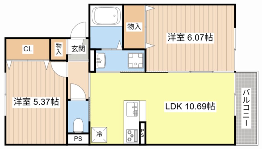 間取図 ココアス