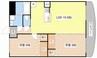 ブレイン安曇川 2LDKの間取り