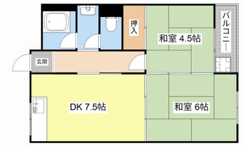 間取図 湖東サンコーポ