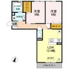 Empereur (アンプルール) 2LDKの間取り